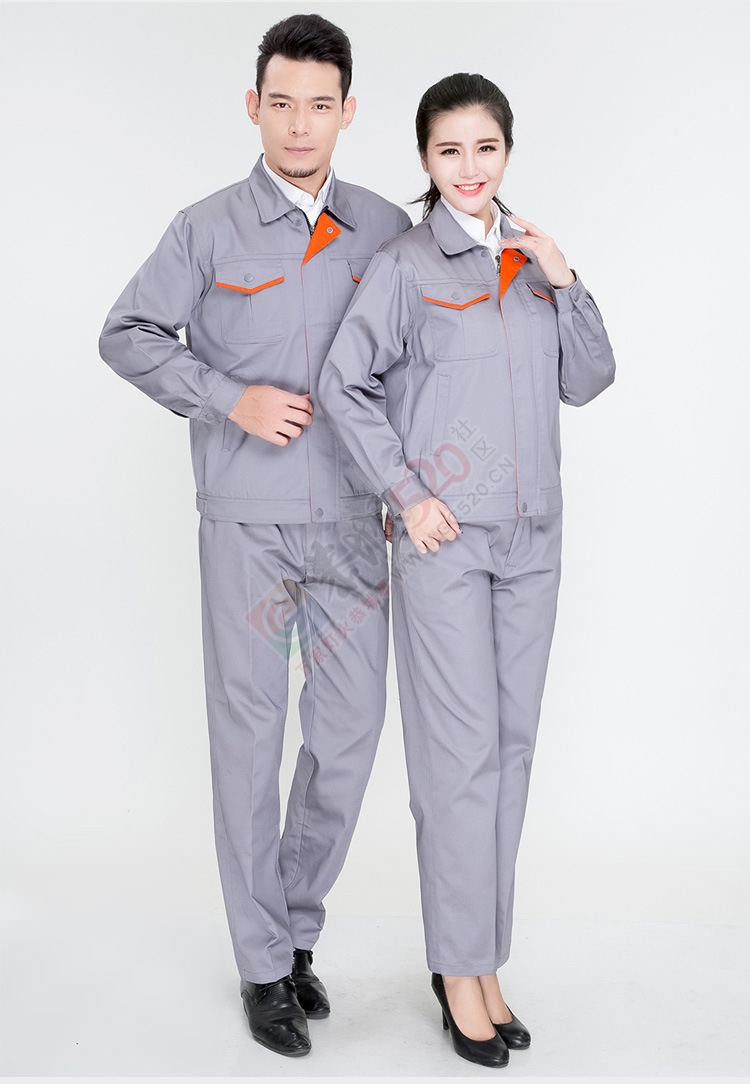 春秋新款长袖4S店维修工工作服电子厂工程师服装质检部门男女工装634 / 作者:dzfs002 / 帖子ID:160055