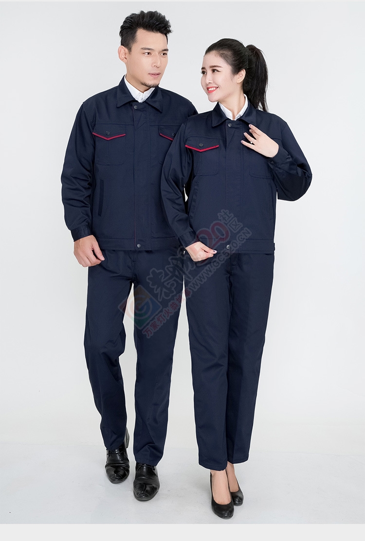 春秋新款长袖4S店维修工工作服电子厂工程师服装质检部门男女工装17 / 作者:dzfs002 / 帖子ID:160055