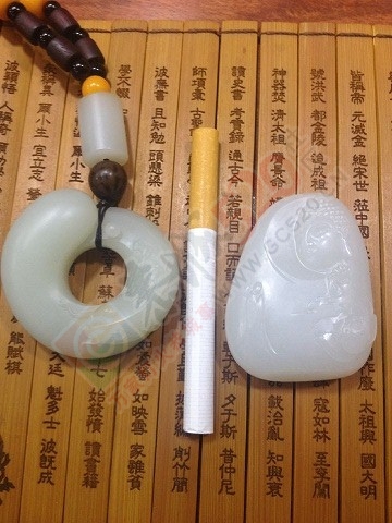 一件和田玉连年有余勒子  脂白754 / 作者:不平易近人 / 帖子ID:160960