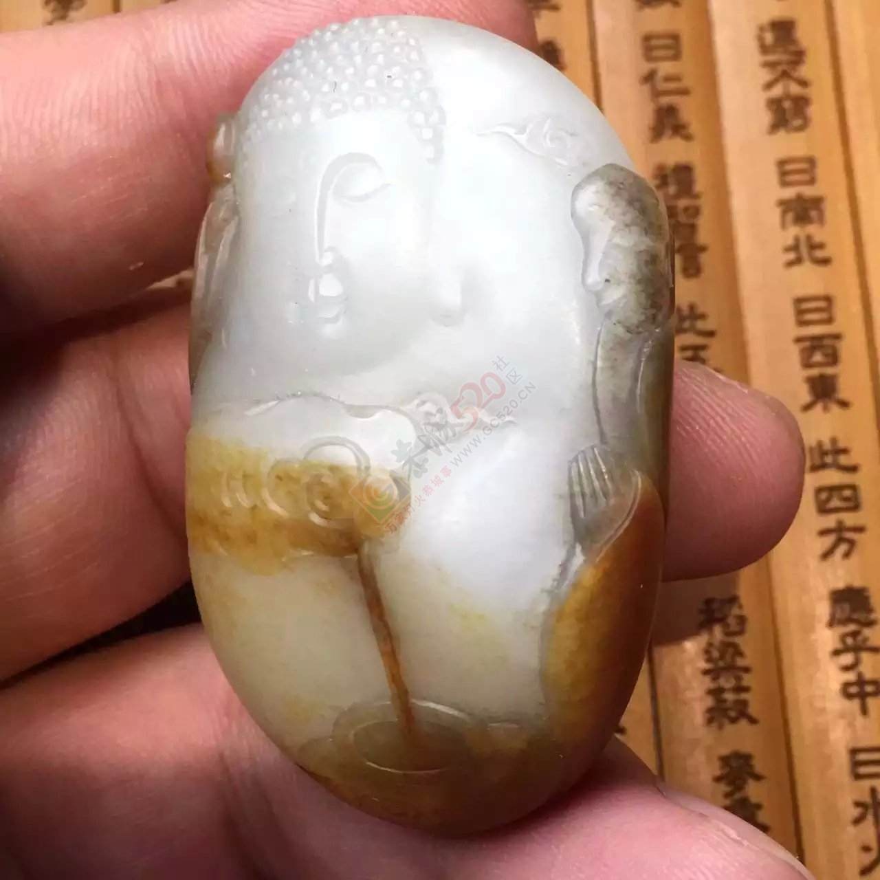 出手和田羊脂白玉籽料大日如来728 / 作者:煤油打火机v1 / 帖子ID:162488