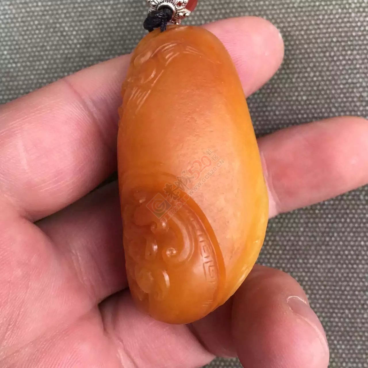 出手和田满黄沁籽料貔貅337 / 作者:煤油打火机v1 / 帖子ID:162582