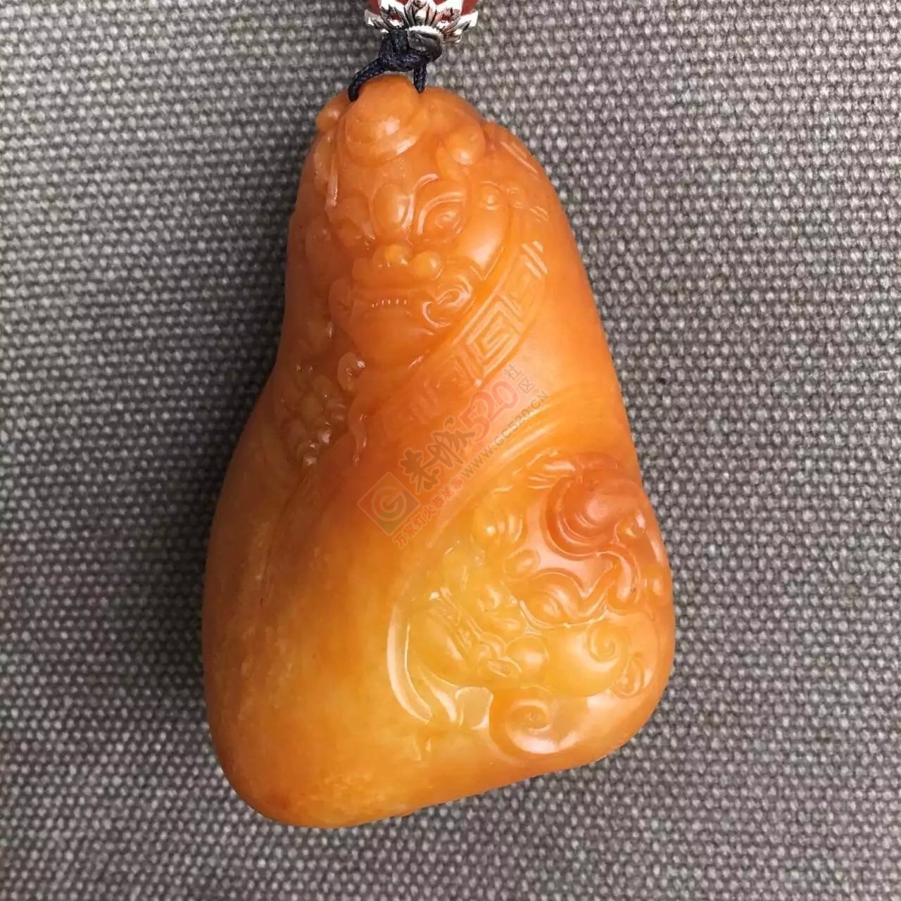 出手和田满黄沁籽料貔貅432 / 作者:煤油打火机v1 / 帖子ID:162582