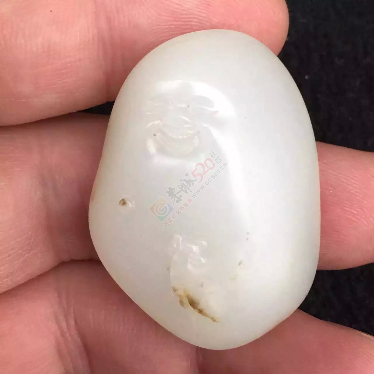 出手羊脂白玉籽料知足常乐921 / 作者:煤油打火机v1 / 帖子ID:162668