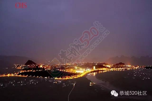 【醉美恭城】恭城的万家灯火美呆了，你看看这些夜景在哪箜哉？431 / 作者:深秋的落叶 / 帖子ID:163092