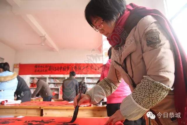 “我的中国梦”送春联进农家668 / 作者:脚踏实地 / 帖子ID:163195