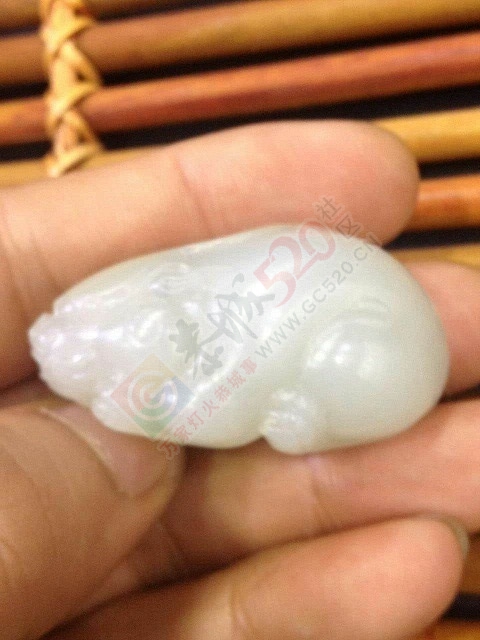 和田玉貔貅瑞兽187 / 作者:晚霞行千里 / 帖子ID:163256