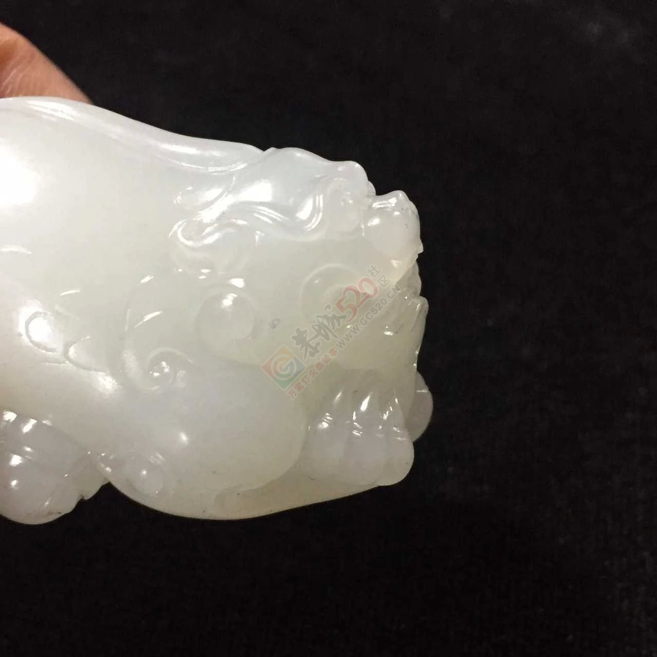 出手和田白玉籽料招财貔貅9 / 作者:发如雪 / 帖子ID:163436