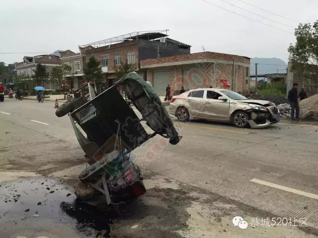 莲花笔山路段狗古冲PK小车，惨败！642 / 作者:今日恭城 / 帖子ID:167613