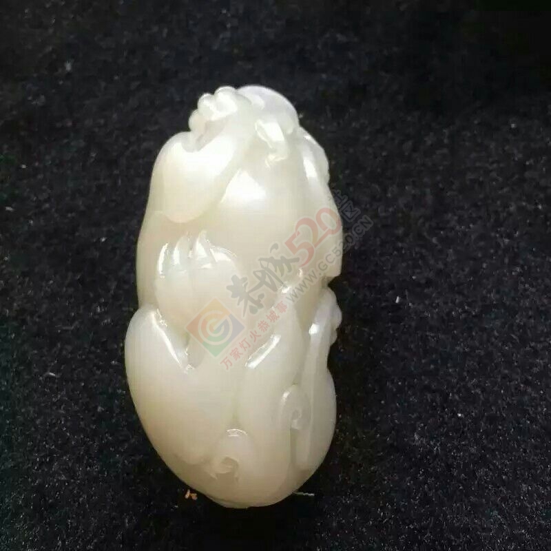 出手和田白玉籽料把件貔貅273 / 作者:发如雪 / 帖子ID:167876