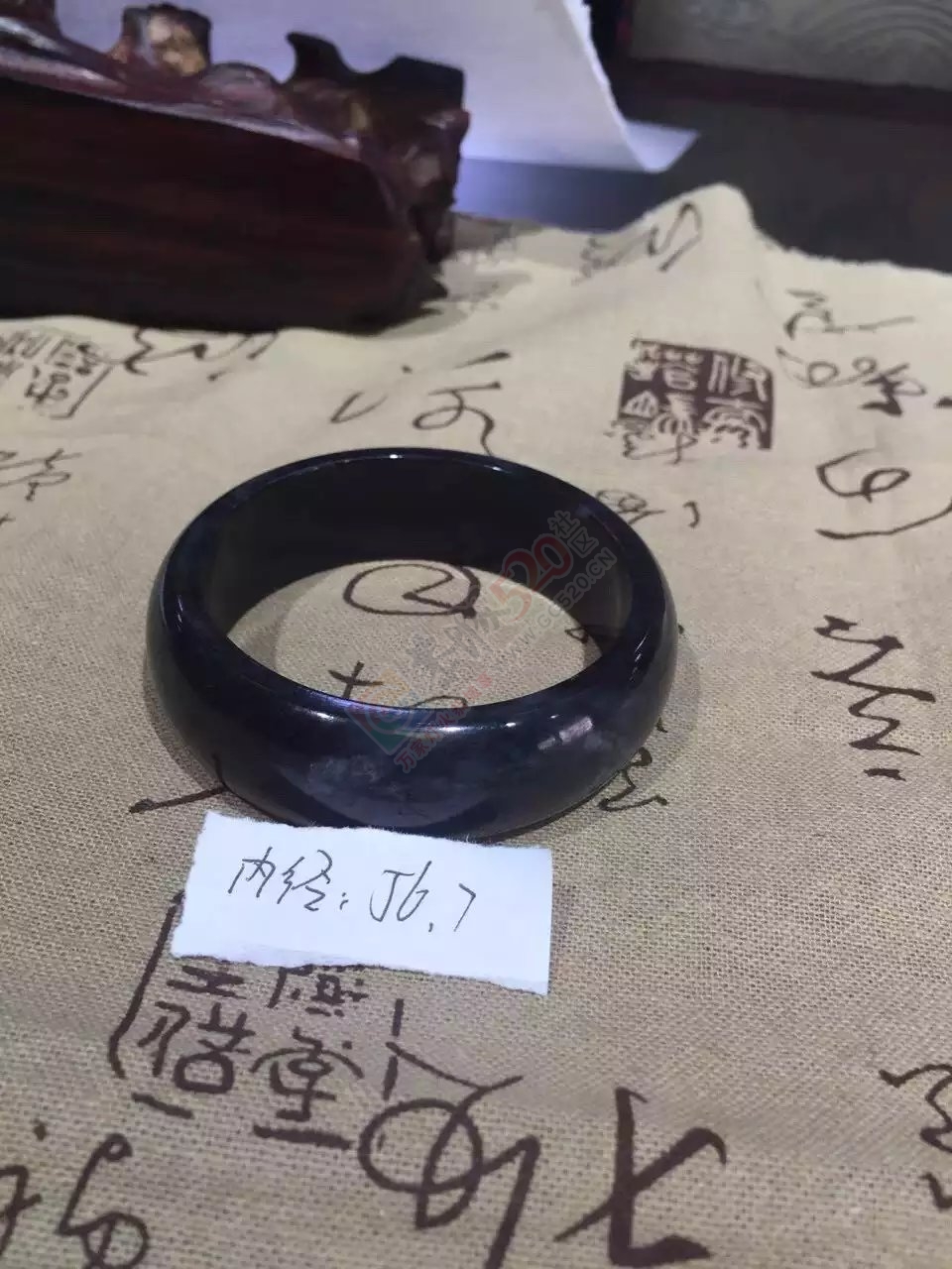 出手和田青花籽料镯子420 / 作者:发如雪 / 帖子ID:168366