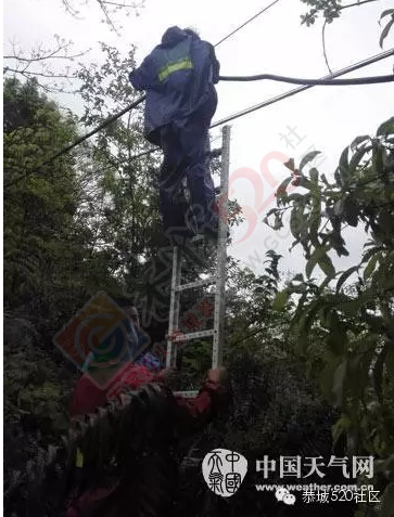 因雷电活动强烈，恭城观音片区移动基站退服。626 / 作者:今日恭城 / 帖子ID:168380