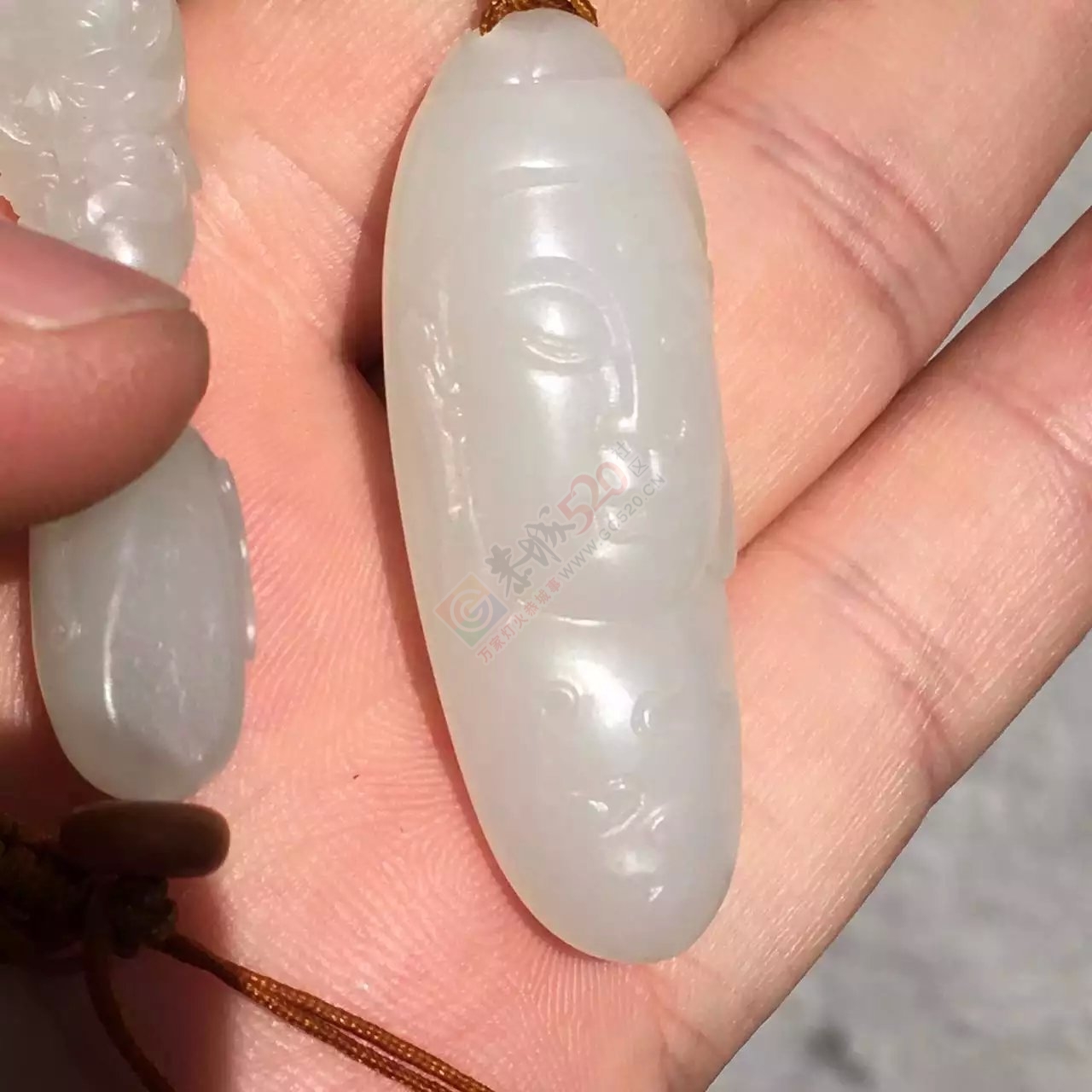 转让和田籽料18罗汉加观音吊坠项链642 / 作者:发如雪 / 帖子ID:168916