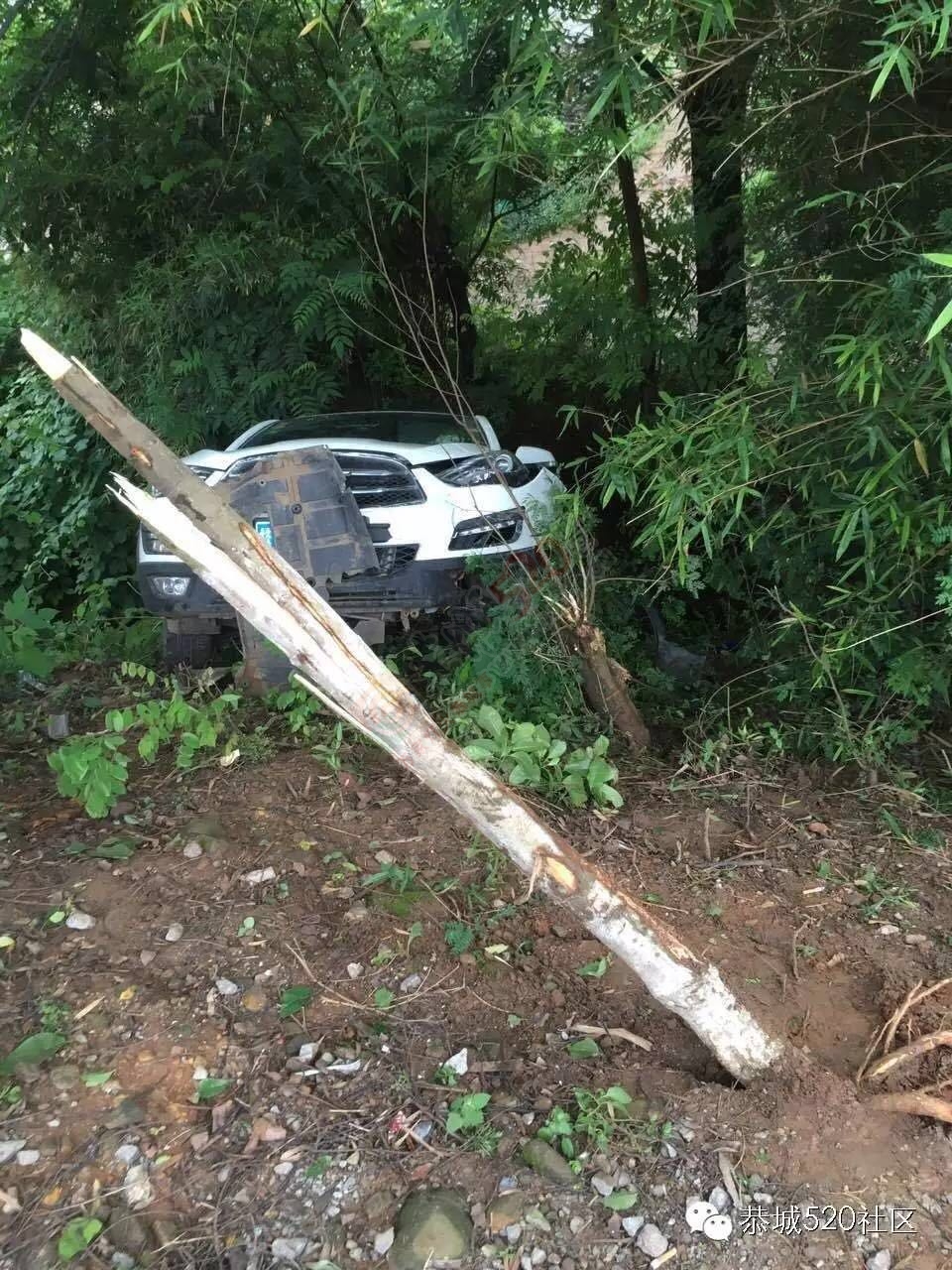 恭城嘉会加油站附近车子溜下大路边185 / 作者:今日恭城 / 帖子ID:172517