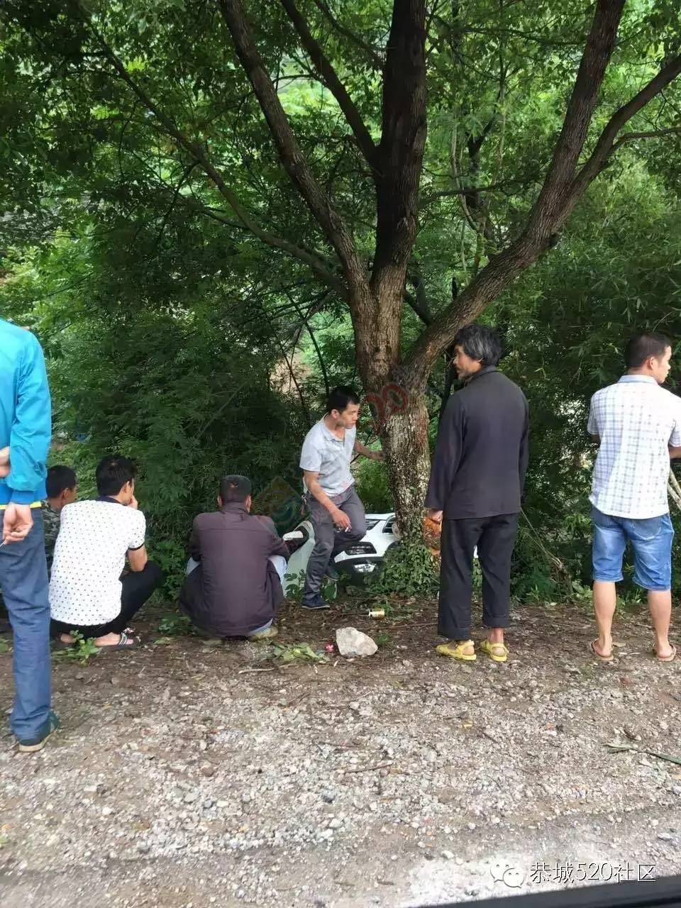 恭城嘉会加油站附近车子溜下大路边798 / 作者:今日恭城 / 帖子ID:172517