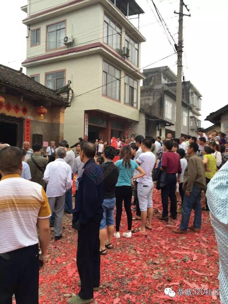 栗木常家喜迎各地宗亲，开怀畅饮常氏酒。445 / 作者:今日恭城 / 帖子ID:172520