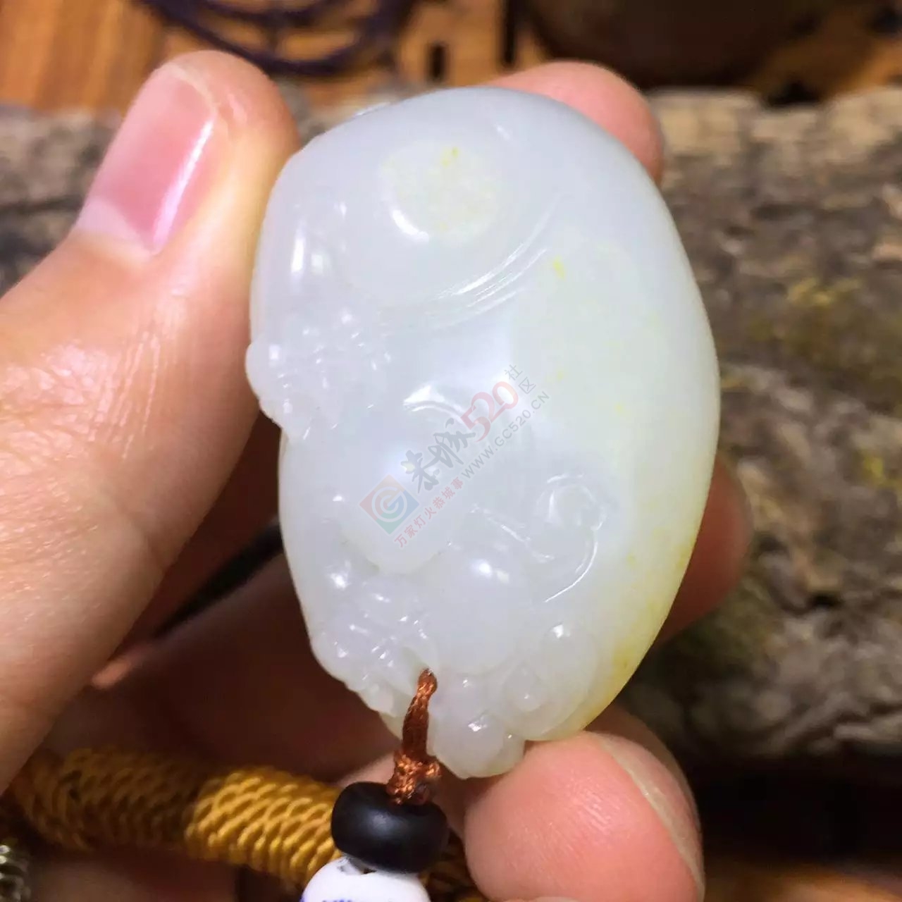 出手和田玉籽料羊脂玉貔貅272 / 作者:发如雪 / 帖子ID:172563