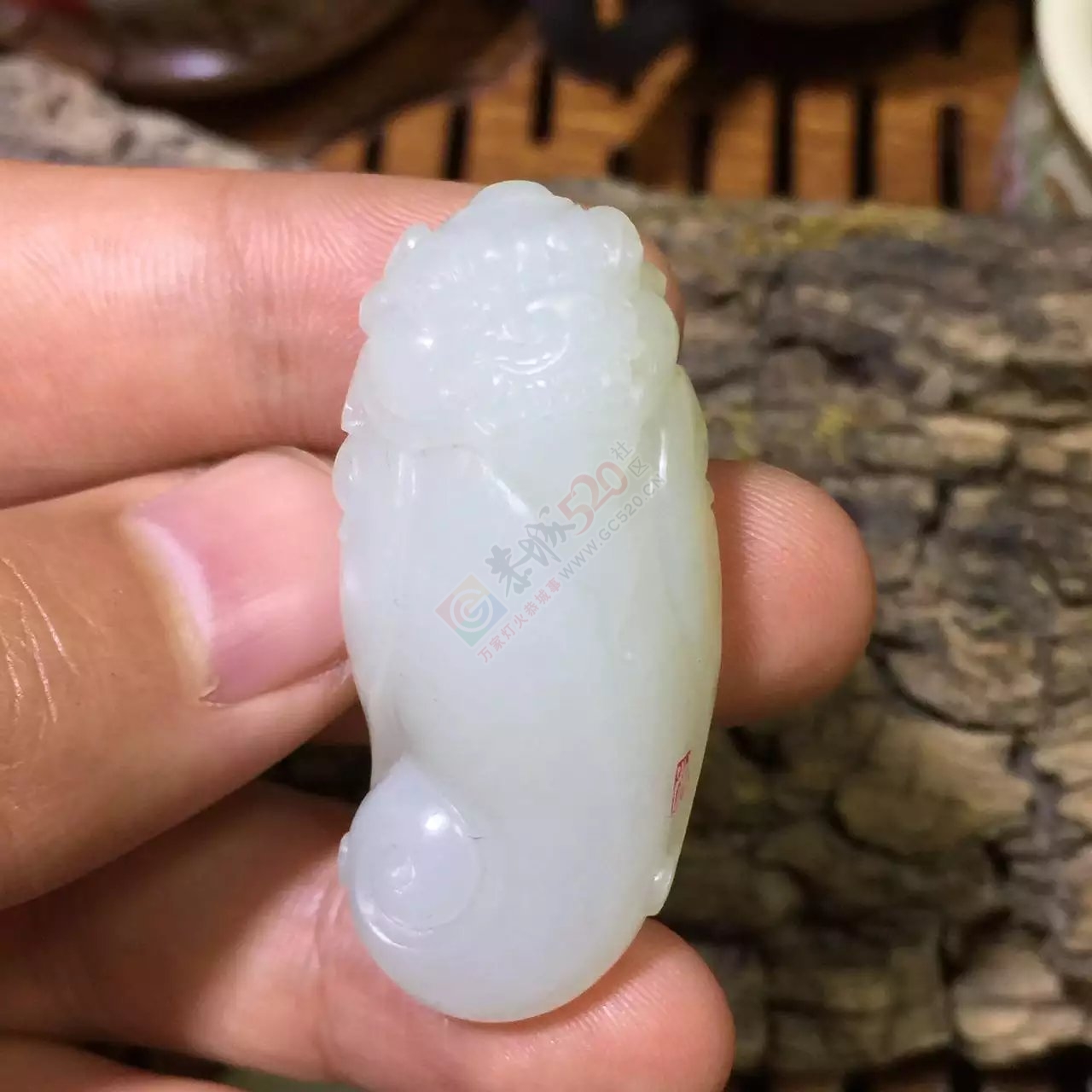 新疆籽料羊脂玉貔貅305 / 作者:错了_Zfm79 / 帖子ID:173692