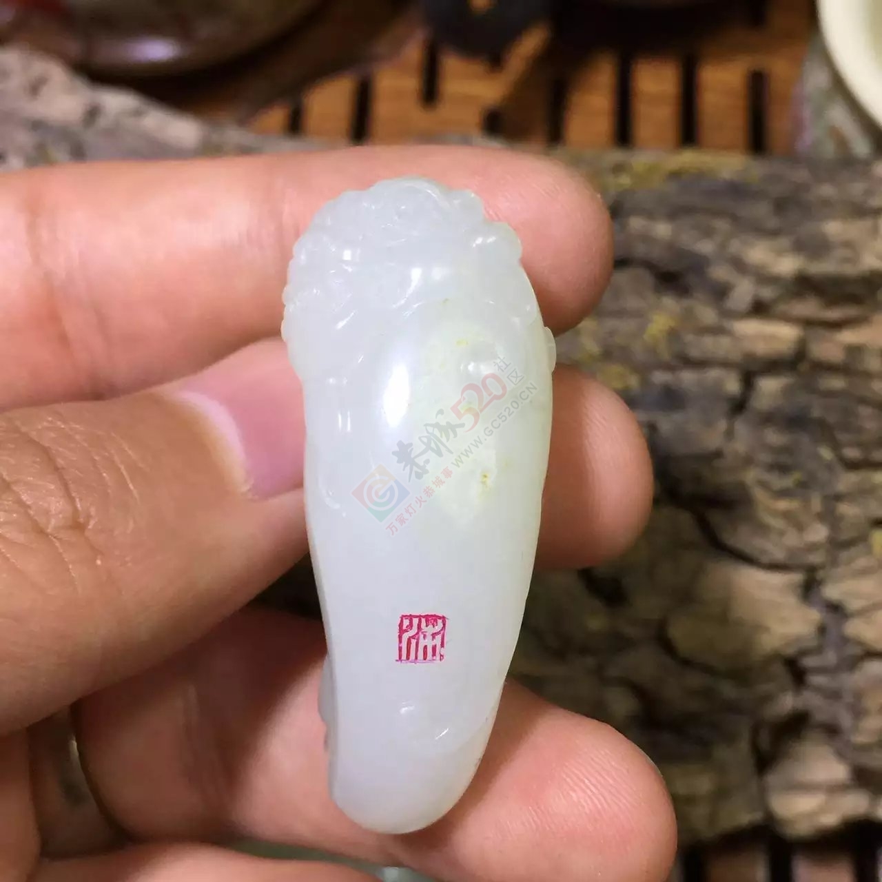 新疆籽料羊脂玉貔貅595 / 作者:错了_Zfm79 / 帖子ID:173692