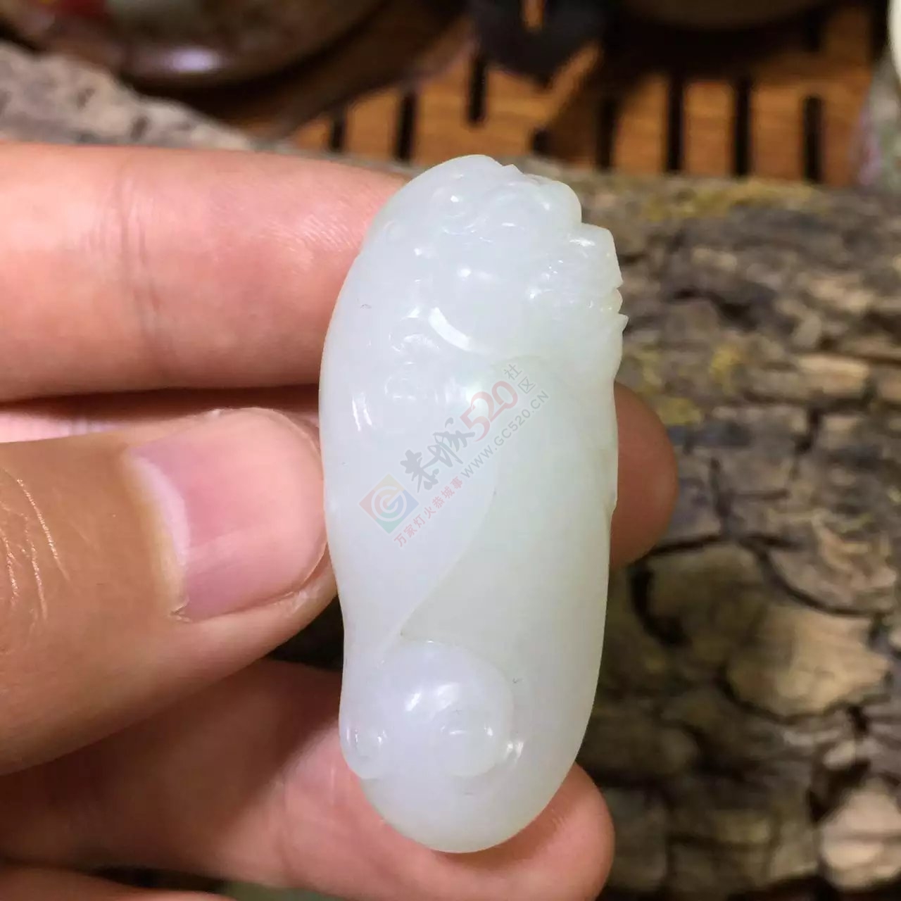 新疆籽料羊脂玉貔貅404 / 作者:错了_Zfm79 / 帖子ID:173692