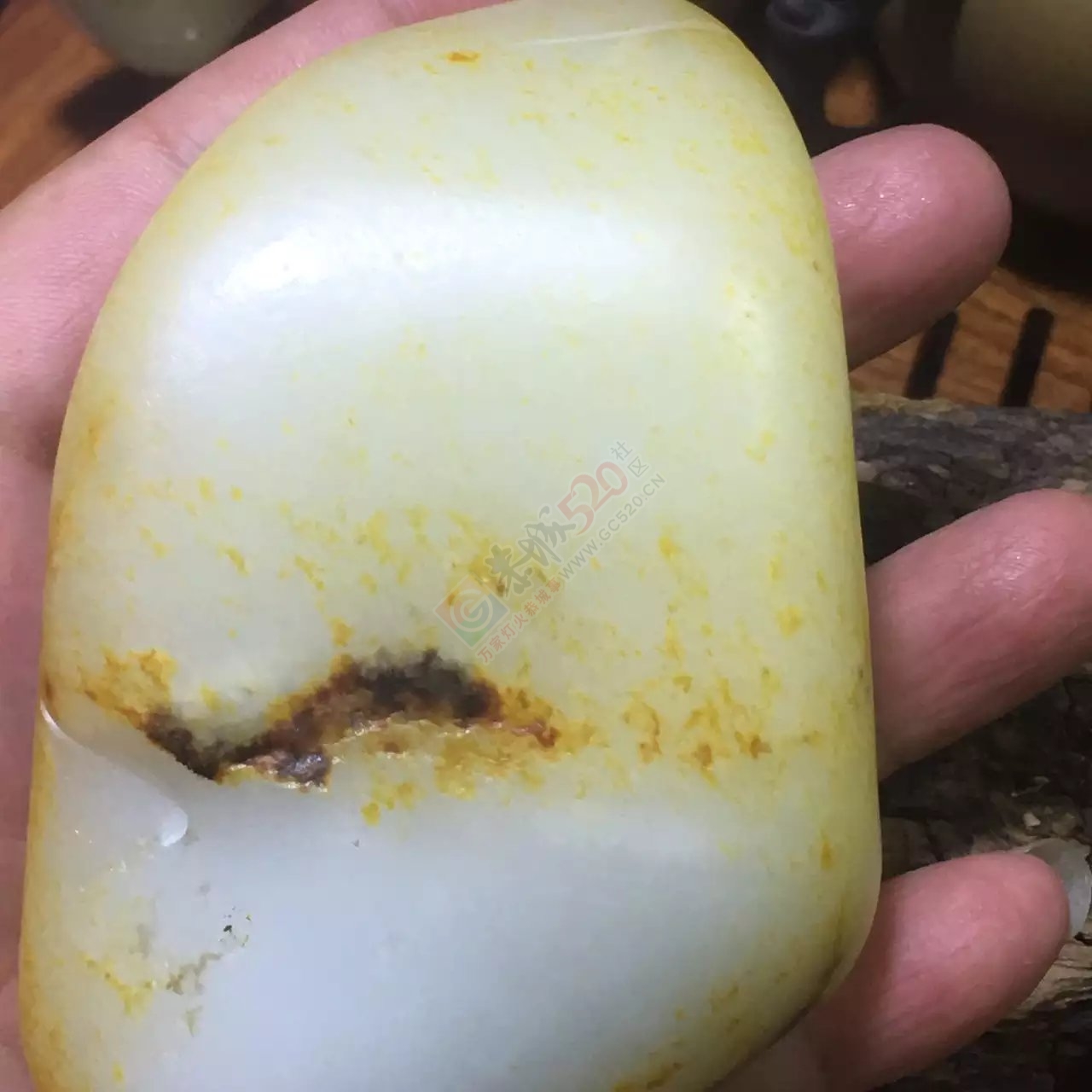 新疆和田玉洒金皮羊脂独籽达摩老祖144 / 作者:错了_Zfm79 / 帖子ID:173807
