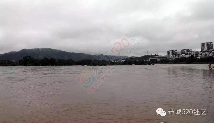 恭城连续遭遇暴雨，农民果园、农田被淹！723 / 作者:今日恭城 / 帖子ID:174043