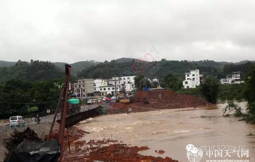 恭城连续遭遇暴雨，农民果园、农田被淹！767 / 作者:今日恭城 / 帖子ID:174043