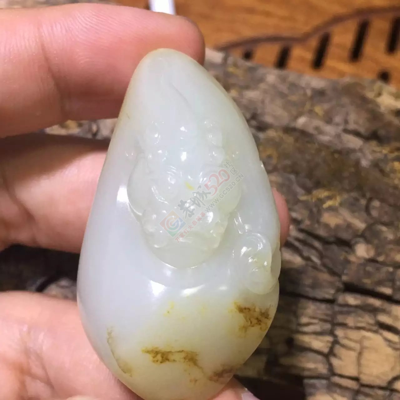 新疆和田玉籽料独籽雕刻貔貅274 / 作者:错了_Zfm79 / 帖子ID:174132