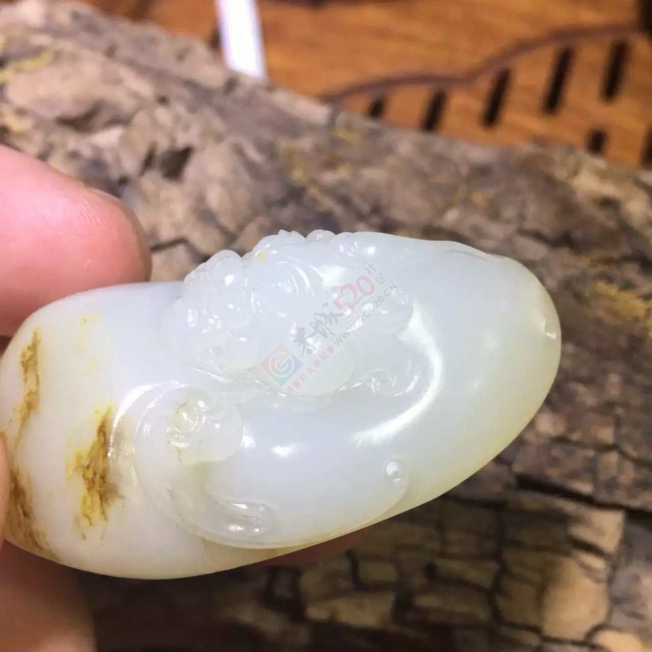 新疆和田玉籽料独籽雕刻貔貅518 / 作者:错了_Zfm79 / 帖子ID:174132