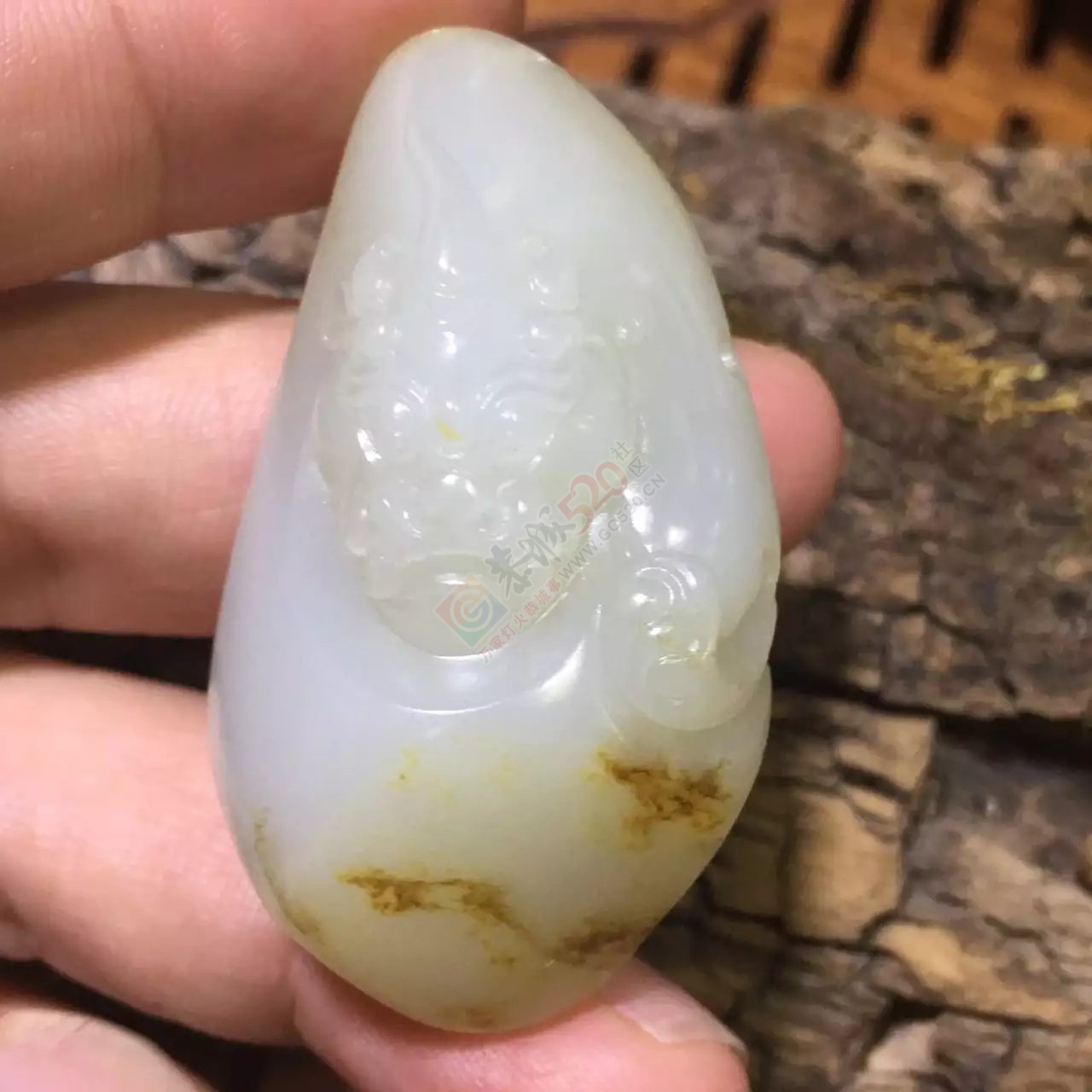 新疆和田玉籽料独籽雕刻貔貅525 / 作者:错了_Zfm79 / 帖子ID:174132