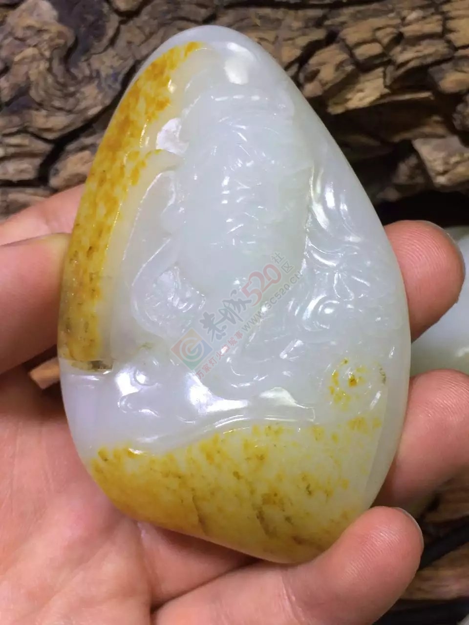 新疆和田玉籽料关公大把件877 / 作者:错了_Zfm79 / 帖子ID:174322