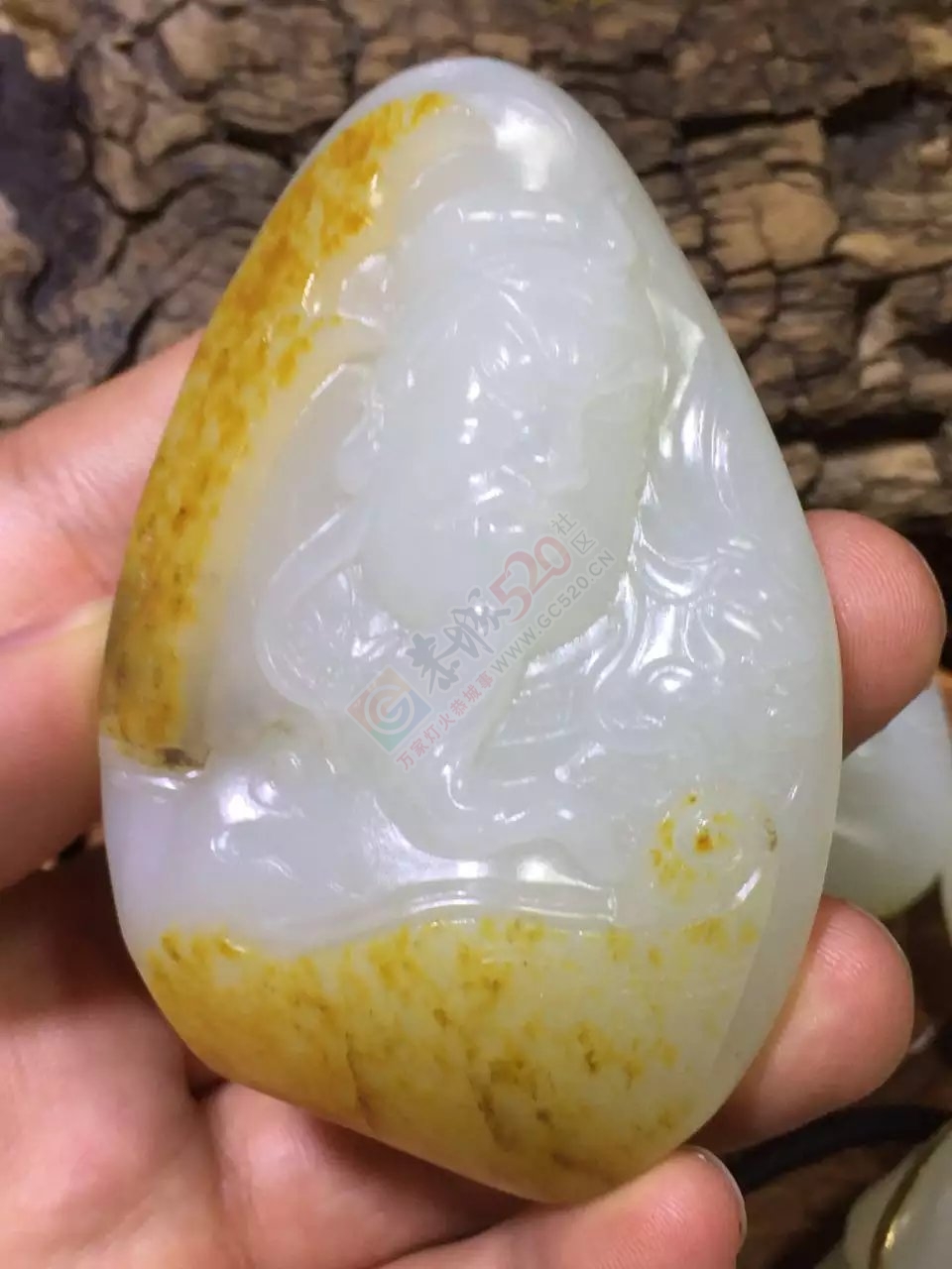 新疆和田玉籽料关公大把件641 / 作者:错了_Zfm79 / 帖子ID:174322