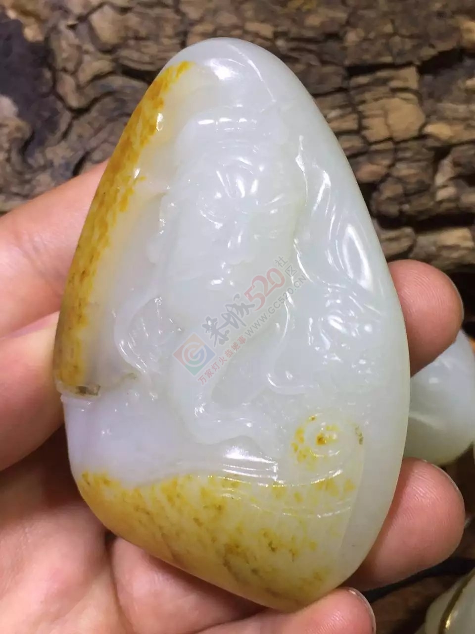 新疆和田玉籽料关公大把件332 / 作者:错了_Zfm79 / 帖子ID:174322