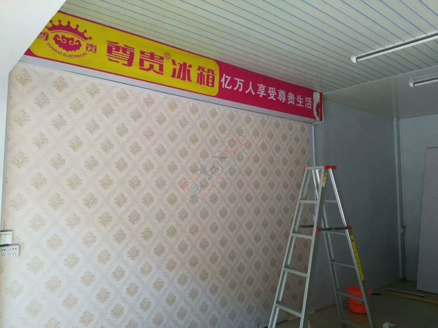 专业贴墙纸~~门面施工现场467 / 作者:fuenlai94 / 帖子ID:174401