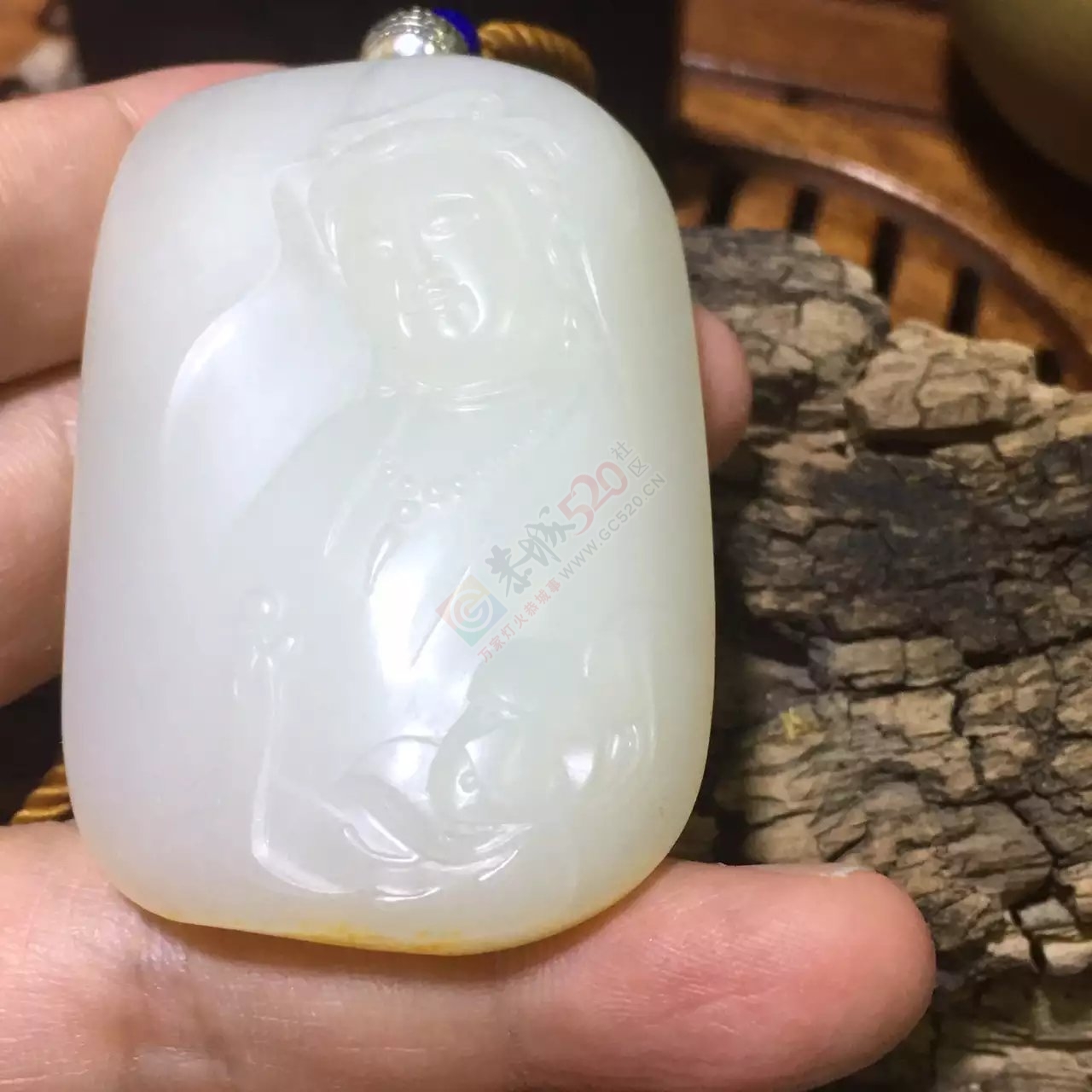 新疆和田玉籽料观音30 / 作者:错了_Zfm79 / 帖子ID:174955