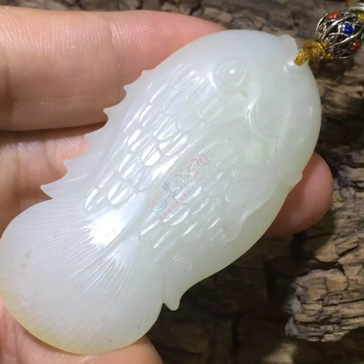 新疆和田玉籽料神仙鱼364 / 作者:错了_Zfm79 / 帖子ID:174990