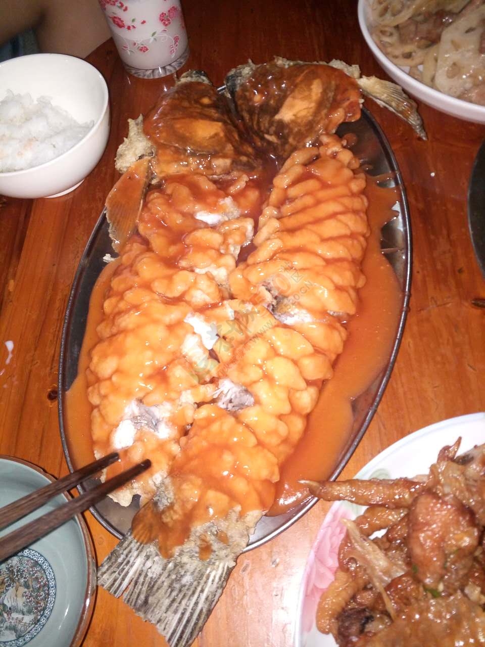 昨天晚上做的松鼠魚，跟坛友们分享443 / 作者:以空。 / 帖子ID:176842