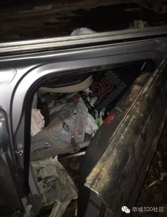 惊险！恭城莲花蜈蚣岭一小车冲下山岭一人当场死亡675 / 作者:520小编 / 帖子ID:179704