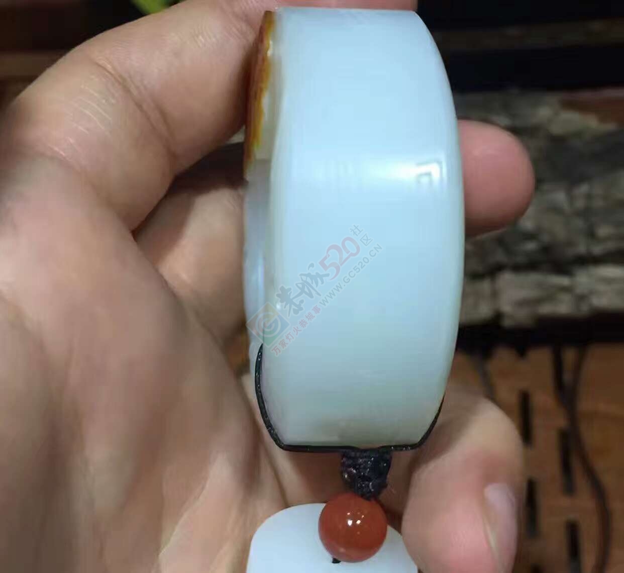 闲置162克新疆和田籽料羊脂玉貔貅把件563 / 作者:晚霞行千里 / 帖子ID:188456