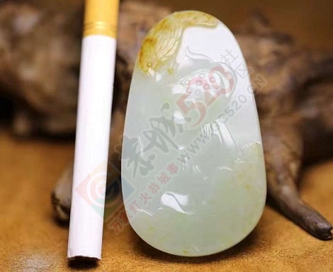 出手一块闲置的新疆和田玉吊坠喜事连连565 / 作者:晚霞行千里 / 帖子ID:191598