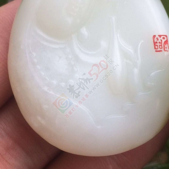 转让一块新疆和田玉观音（脂白级）170 / 作者:晚霞行千里 / 帖子ID:191660