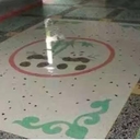 本人做五彩水磨石地板，精装各种花草福字911 / 作者:分类小编 / 帖子ID:194248