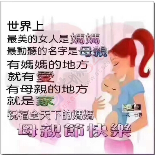 祝福 天下的母亲 节日快乐！672 / 作者:罗少爷 / 帖子ID:224943