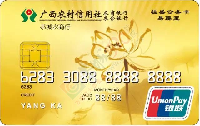 桂盛信用卡，普惠千万家！-----热烈祝贺广西恭城农村商业银行隆重发行桂盛信用卡977 / 作者:jphzy / 帖子ID:232029