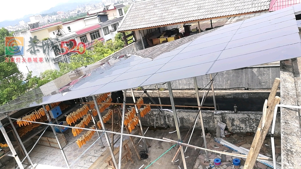 凤凰山脚汉能屋顶光伏安装成功992 / 作者:李球 / 帖子ID:234467