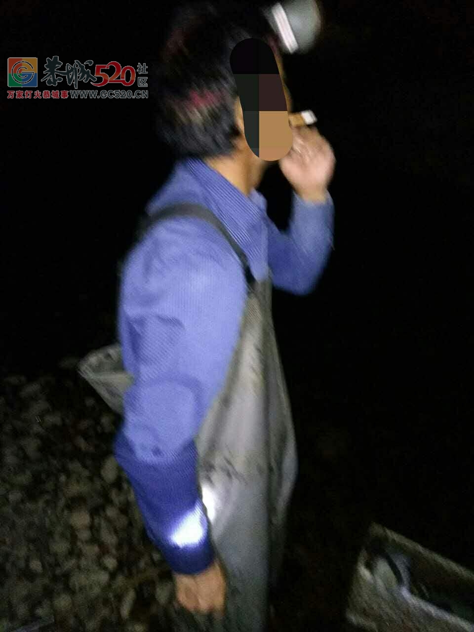 恭城栗木镇石头村又有人电鱼，村民下水阻拦还敢电人？真的是胆大！668 / 作者:恭城栗木人 / 帖子ID:235701
