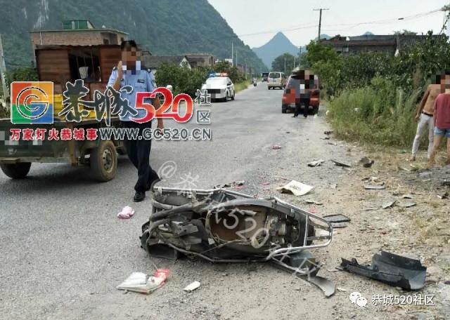 突发！一男子驾驶无牌小车在莲花凤岩撞上一摩托车，造成一人死亡580 / 作者:社区小编 / 帖子ID:237048