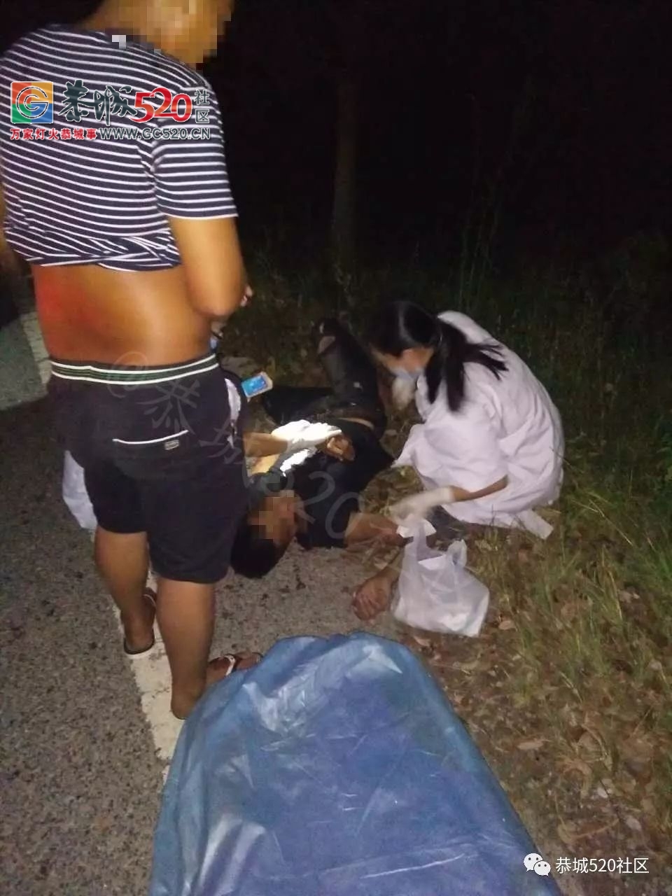 男子醉酒后骑摩托车在栗木建安路口摔下，不醒人事170 / 作者:社区小编 / 帖子ID:237108