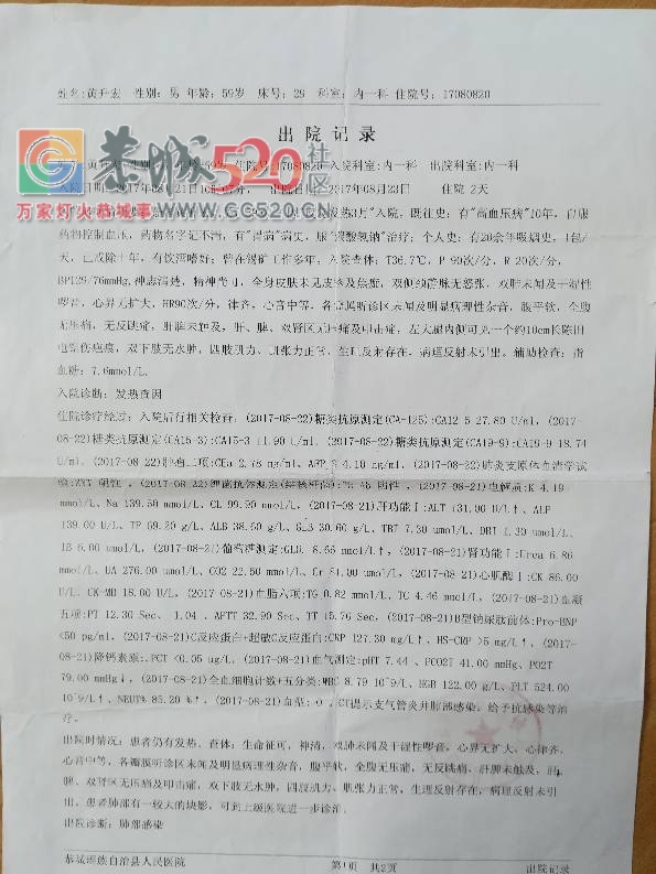 父亲患癌需手术，恳求大家帮帮忙！789 / 作者:lonely黄亮 / 帖子ID:240985