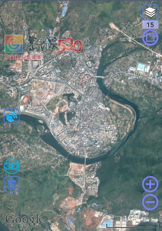 这个恭城的卫星地图看得清楚，现在越来越高级了。234 / 作者:边吃边拉 / 帖子ID:241020