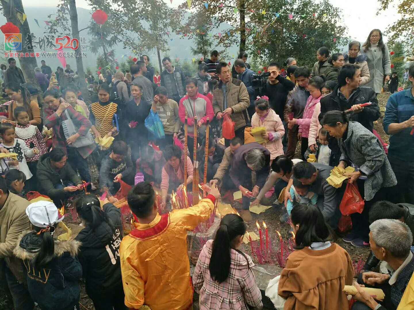 观音乡杨梅村成功举办梅山文化节暨高龙庙会神佛开光758 / 作者:恭城蚂蜂 / 帖子ID:246384